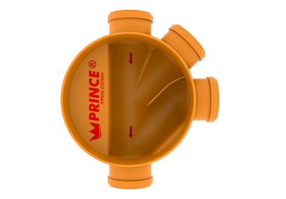 Right Hand 45&deg; and 90&deg; Junction (Moulded)