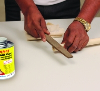 installation of pipe without chamfering.