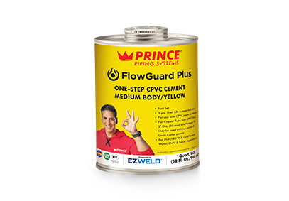 YELLOW CPVC SOLVENT CEMENT FITTINGS Tin