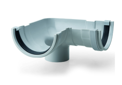 90&deg; Elbow (With Outlet) (With 2 Clamps)