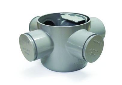 Multi Floor Trap 4" W/O Jali With 3 End Plug